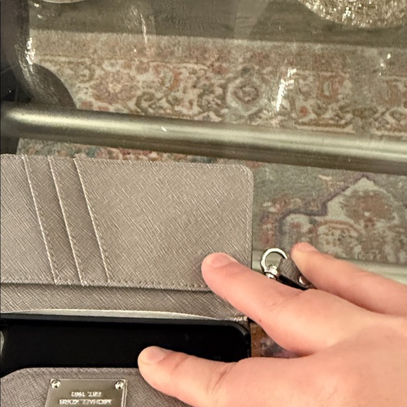 Michael Kors Silver Women's Wallet - Picture 3 of 5